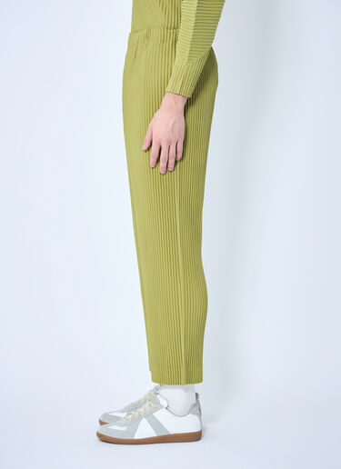 Homme Plissé Issey Miyake Straight Pleated Pants Green hmp0159002