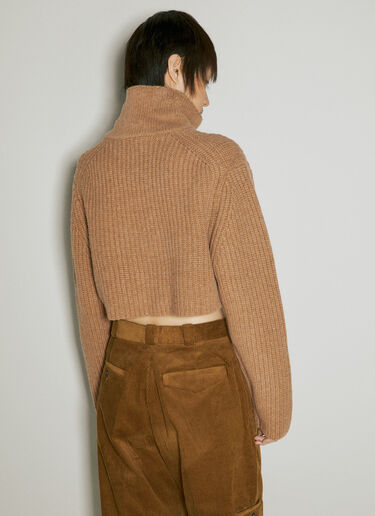 Kylo Zip Wool Sweater Eytys Kylo Zip Wool Sweater Beige eyt0254010