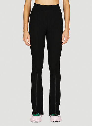 Moncler Knit Zipped Pants Black mon0253041