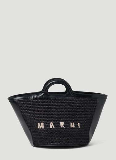 Marni Small Tropicalia Tote Bag Black mni0251040