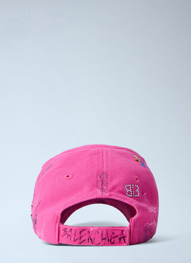 Upcycled Cap Balenciaga Upcycled Cap Pink bal0263051