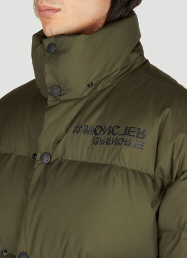 Moncler Grenoble Coraia Hooded Puffer Jacket Green mog0153008