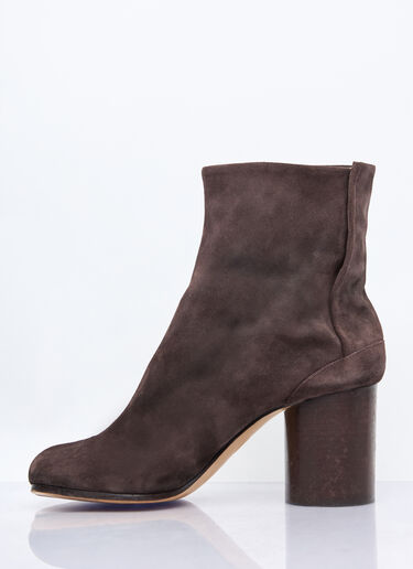 Maison Margiela Tabi Suede Ankle Boots Brown mla0255018