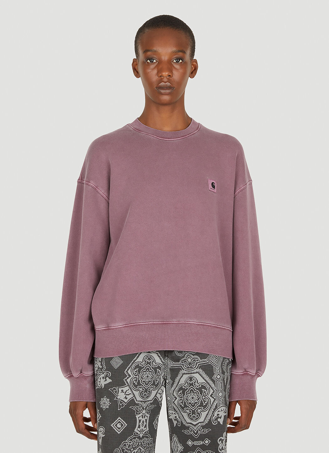 Purple pink sweatshirt new arrivals
