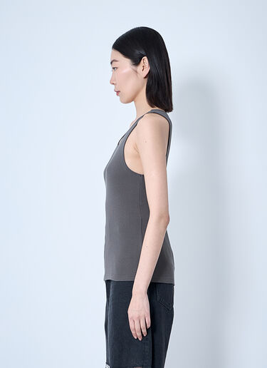Saint Laurent Cassandre Tank Top Grey sla0259011