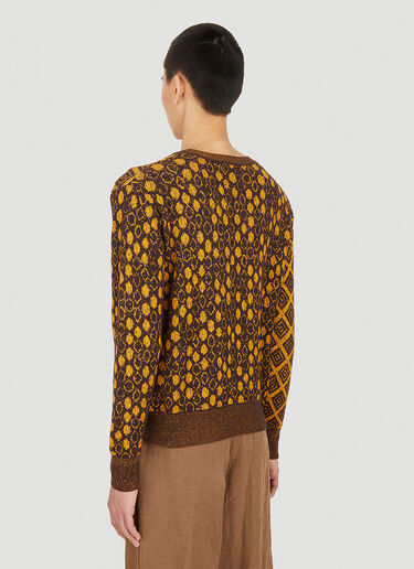 Vivienne Westwood 파이널 패치 스웨터 옐로우 vvw0152019