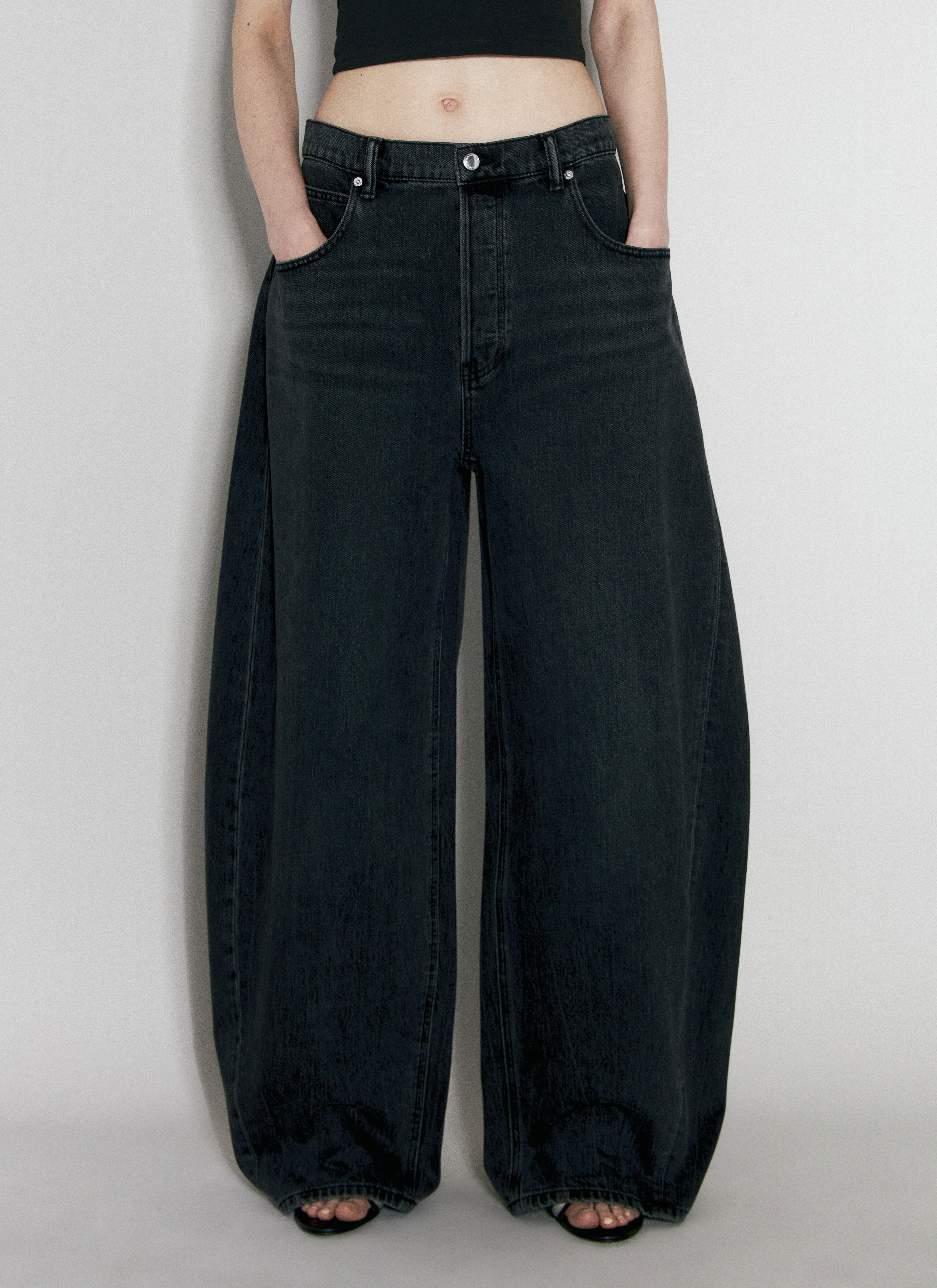 Our Legacy Oversized Balloon Jeans Blue our0257008