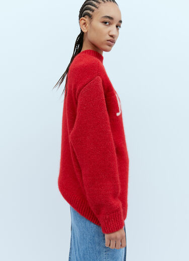 Jacquemus La Maille Pavane Sweater Red jac0254121