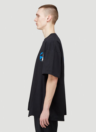 Reconstructed Split Logo T-Shirt The Salvages Reconstructed Split Logo T-Shirt Black slv0144003