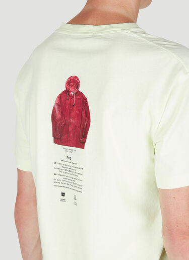 Stone Island Graphic Print T-Shirt Light Green sto0152074