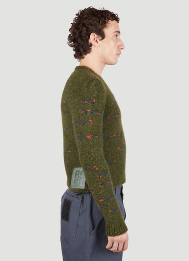 Raf Simons 스폿 스웨터 그린 raf0151014