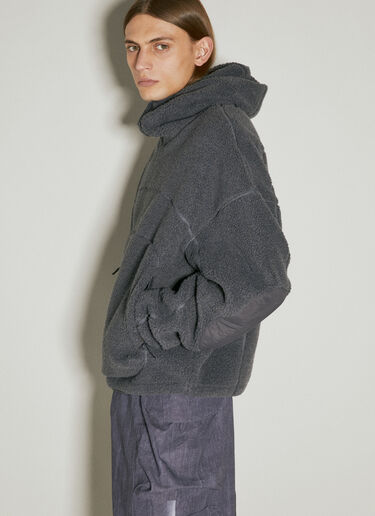 Fluffy Fleece Hooded Sweatshirt Entire Studios Fluffy Fleece Hooded Sweatshirt Grey ent0353011