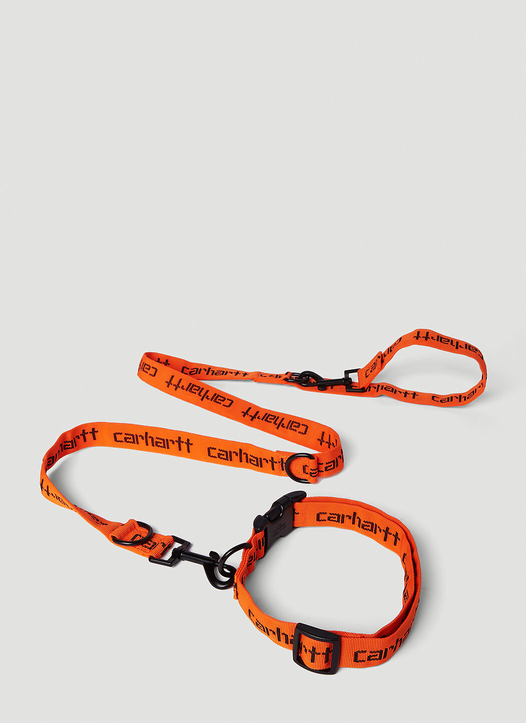 Carhartt WIP Script Dog Leash And Collar in Orange LN CC