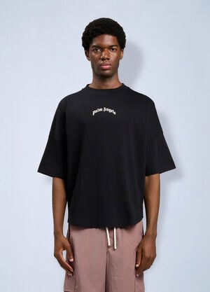 Palm Angels Classic Logo Over T-Shirt Black pma0164126