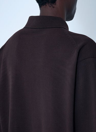 Jacquemus Le Polo Shirt Dark Brown jac0162008