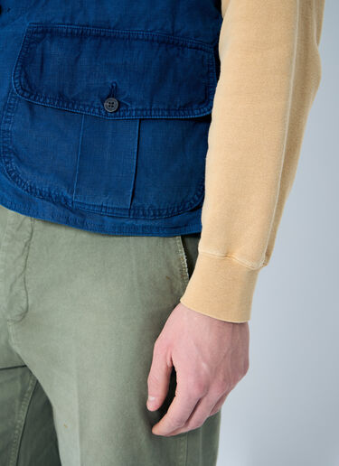 Visvim Gusto Down Vest Blue vis0158031