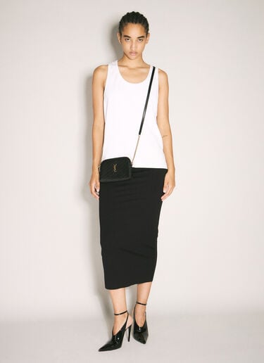 Gaby Zipped Pouch Saint Laurent Gaby Zipped Pouch Black sla0251134