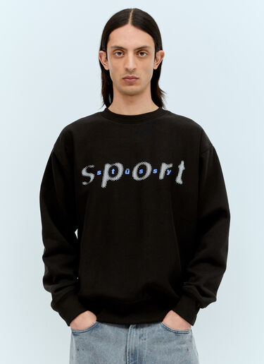 Stüssy Dot Sport Crewneck Sweatshirt Black sts0156033