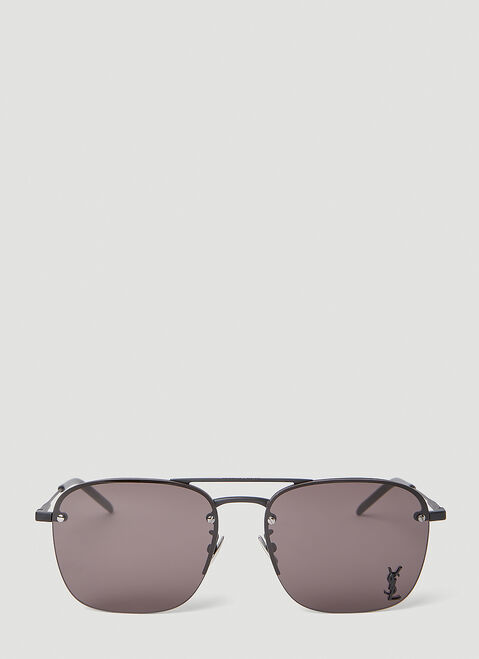 Saint Laurent 309 Rimless Sunglasses Black sla0154010