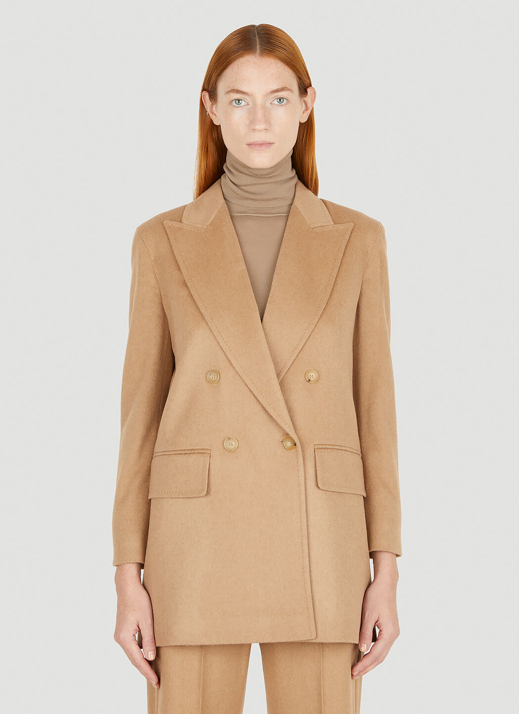 Max mara cheap blazer camel