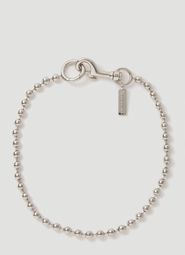 Balenciaga Skate Necklace Silver bal0151080