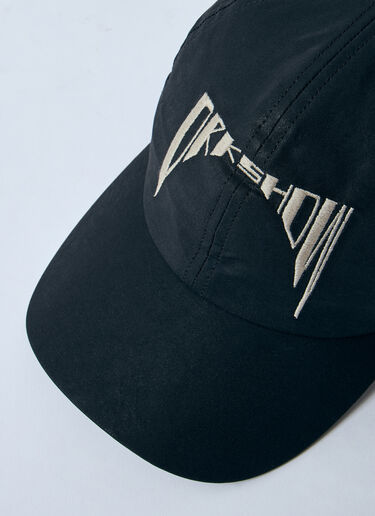 Rick Owens DRKSHDW 徽标图案棒球帽 黑色 drk0160027
