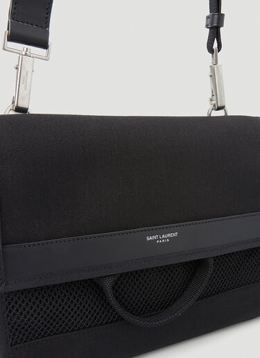 Saint Laurent City 翻盖斜挎包 黑 sla0149061