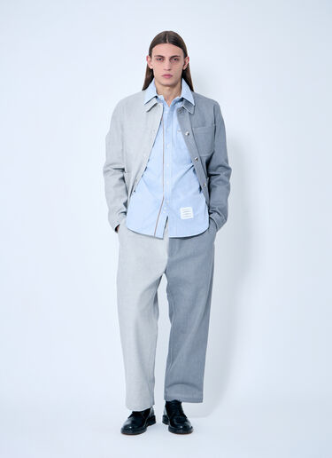 Thom Browne Constrast Tailored Pants Grey thb0158006