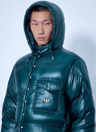 LN-CC® - Moncler RE/ICONS: Karakorum Hooded Short Down Jacket - Green Moncler RE/ICONS Karakorum Hooded Short Down Jacket Green mon0166062