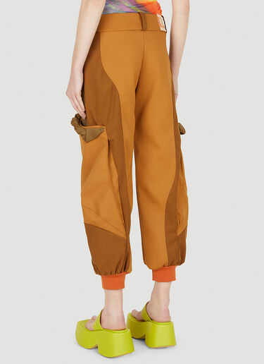 Paula Canovas del Vas Bombacho Colour Block Pants Brown pcd0248003