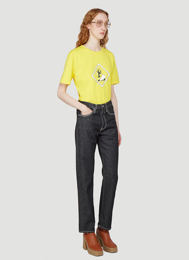 T 01 Danger T-Shirt LN-CC x Kyle Platts T 01 Danger T-Shirt Yellow kyl0342003