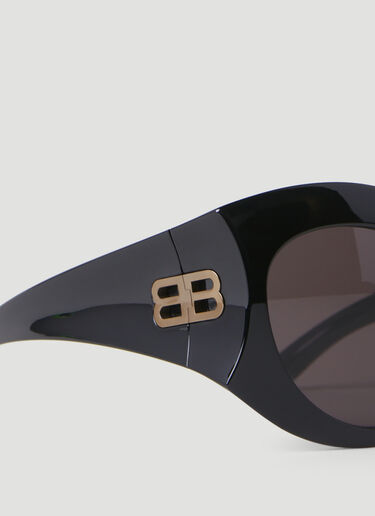 Hourglass 0256S Sunglasses Balenciaga Hourglass 0256S Sunglasses Black bal0251142
