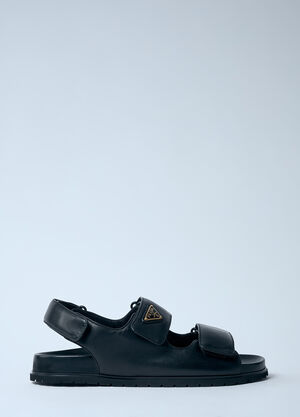 UGG Padded Leather Sandals Black ugg0260004