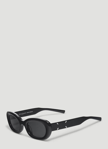 Gentle Monster x Maison Margiela MM004 Sunglasses Black gtm0352003