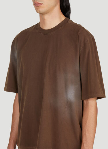 Entire Studios 褶裥短袖 T 恤 棕色 ent0153022