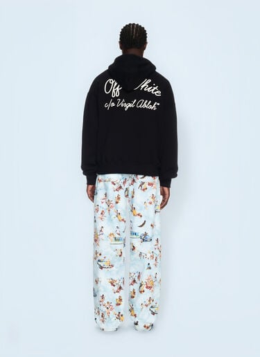 Off-White Script Hooded Sweatshirt Black ofw0160085