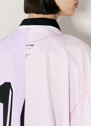 Martine Rose Half And Half Football Top Lilac mtr0255008