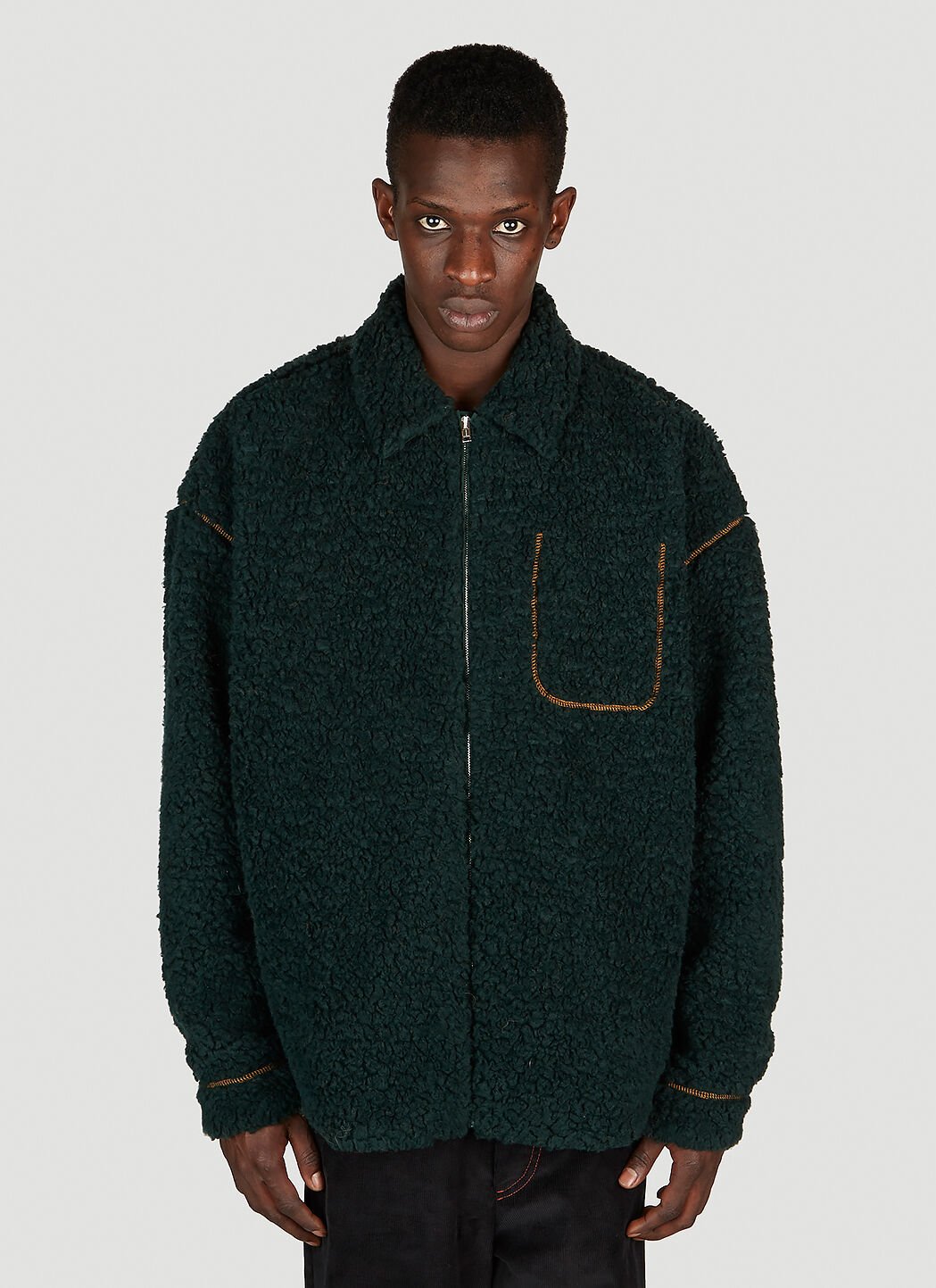 Front zip jacket sales