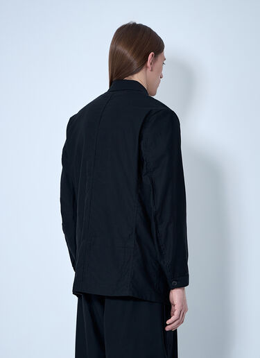 Yohji Yamamoto Button-Down Shirt Black yoy0160002