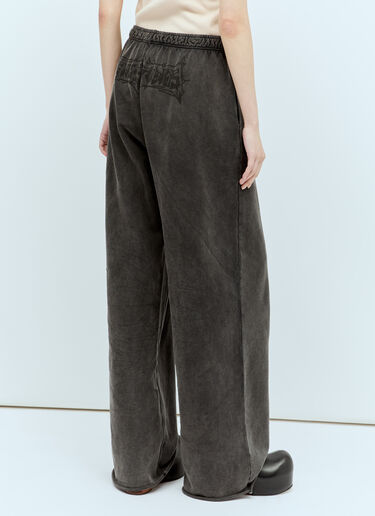Acne Studios 로고 프린트 트랙 팬츠  블랙 acn0256034
