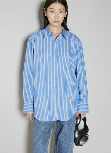 ボーイフレンド・ストライプ・シャツ Alexander Wang ボーイフレンド・ストライプ・シャツ ブルー awg0253014
