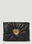 Saint Laurent Embellished Plaque Clutch Bag Black sla0247137