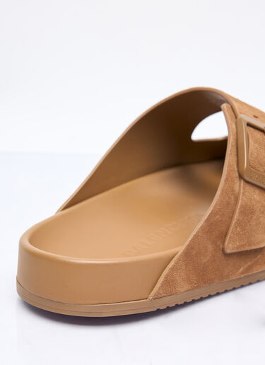 Balenciaga Suede Sunday Sandals Brown bal0157038