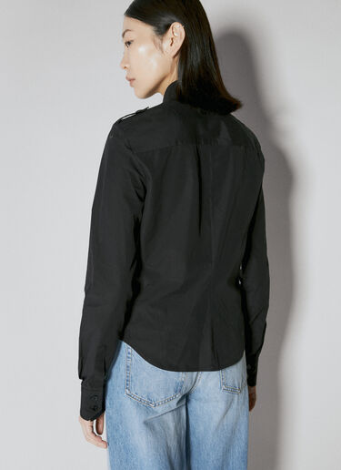Miltary Shirt Saint Laurent Miltary Shirt Black sla0253007