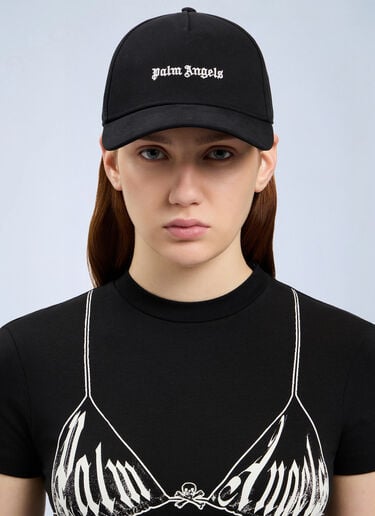 Palm Angels Classic Logo Cap Black pma0264024