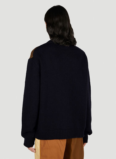 Marni x Carhartt 로고 스웨터 블랙 mca0150002