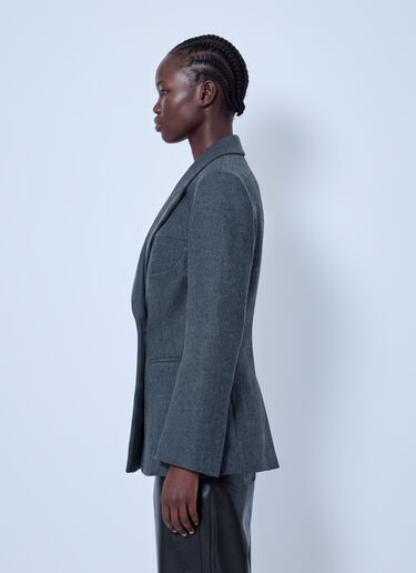 RÓHE Cup Detailed Blazer Grey roe0266001