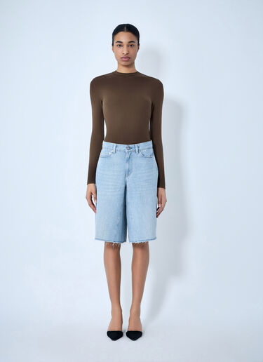 Our Legacy Midi Shorts Blue our0264005