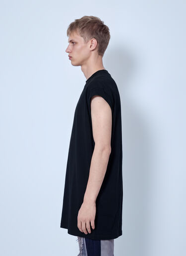 LN-CC® - Rick Owens: Jumbo Short Sleeve T-Shirt - Black Rick Owens Jumbo Short Sleeve T-Shirt Black ric0166006