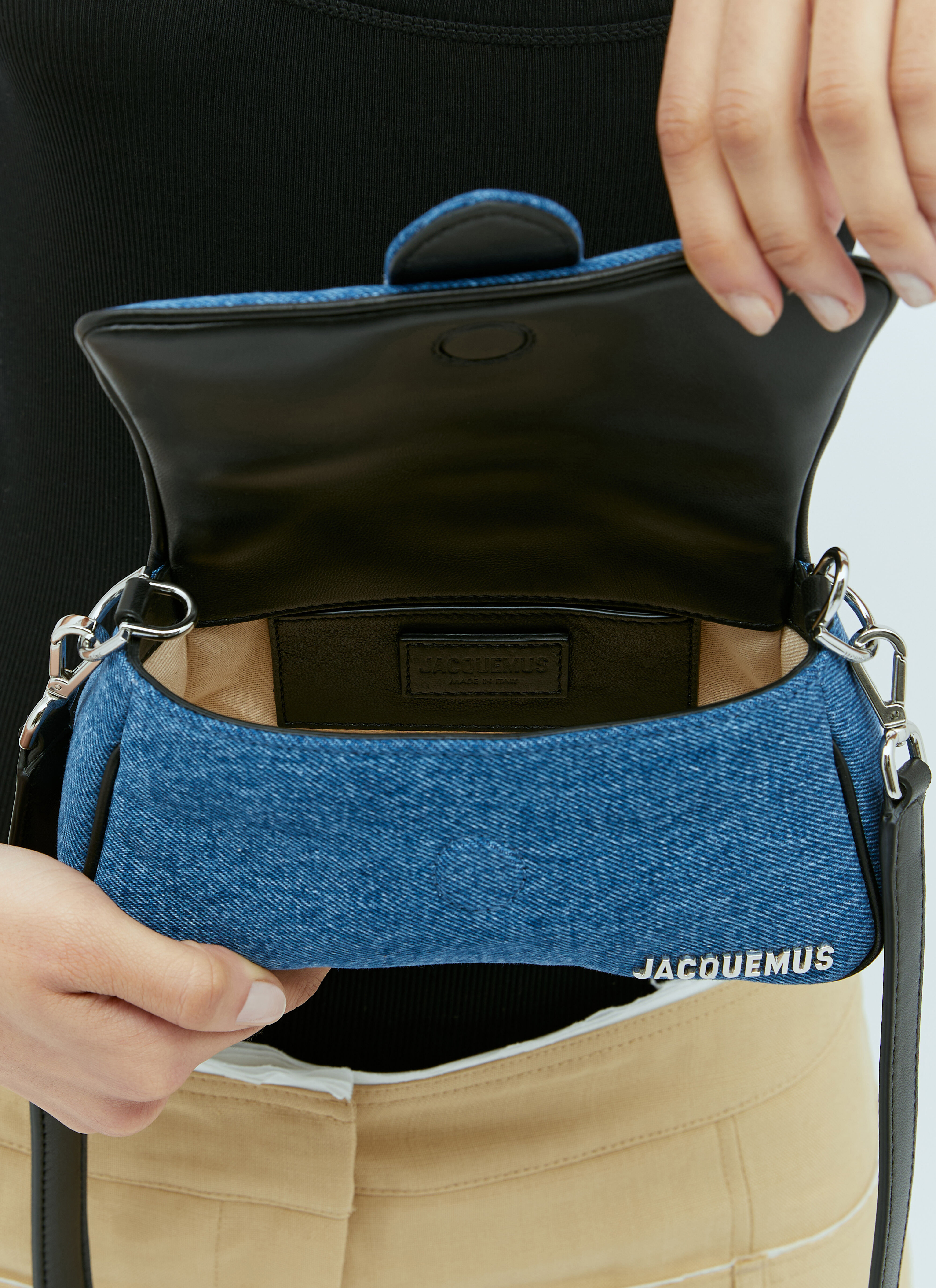 Jacquemus Women's' Le Petit Bambimou Shoulder Bag in Blue | LN-CC®